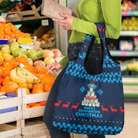 Merry Quarantine Christmas Grocery Bag Xmas Holiday Patterns - Wonder Print Shop