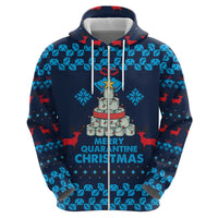 Merry Quarantine Christmas Hoodie Xmas Holiday Patterns - Wonder Print Shop