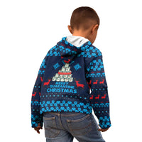 Merry Quarantine Christmas Kid Hoodie Xmas Holiday Patterns - Wonder Print Shop