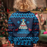 Merry Quarantine Christmas Kid Ugly Christmas Sweater Xmas Holiday Patterns - Wonder Print Shop