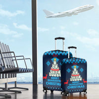 Merry Quarantine Christmas Luggage Cover Xmas Holiday Patterns - Wonder Print Shop