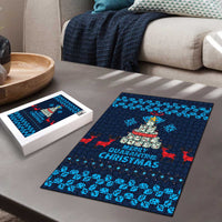 Merry Quarantine Christmas Puzzle Xmas Holiday Patterns - Wonder Print Shop