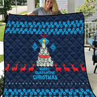 Merry Quarantine Christmas Quilt Xmas Holiday Patterns - Wonder Print Shop