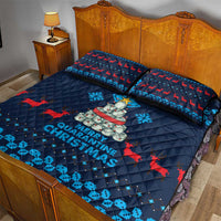 Merry Quarantine Christmas Quilt Bed Set Xmas Holiday Patterns - Wonder Print Shop