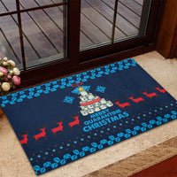 Merry Quarantine Christmas Rubber Doormat Xmas Holiday Patterns - Wonder Print Shop