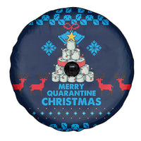 Merry Quarantine Christmas Spare Tire Cover Xmas Holiday Patterns - Wonder Print Shop