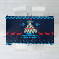 Merry Quarantine Christmas Tablecloth Xmas Holiday Patterns - Wonder Print Shop