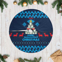 Merry Quarantine Christmas Tree Skirt Xmas Holiday Patterns - Wonder Print Shop