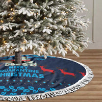 Merry Quarantine Christmas Tree Skirt Xmas Holiday Patterns - Wonder Print Shop