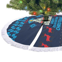 Merry Quarantine Christmas Tree Skirt Xmas Holiday Patterns - Wonder Print Shop