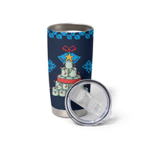 Merry Quarantine Christmas Tumbler Cup Xmas Holiday Patterns - Wonder Print Shop