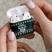 Merry Sharkmas Christmas AirPods Case Xmas Holiday Patterns - Wonder Print Shop