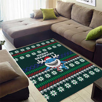 Merry Sharkmas Christmas Area Rug Xmas Holiday Patterns - Wonder Print Shop