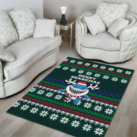 Merry Sharkmas Christmas Area Rug Xmas Holiday Patterns - Wonder Print Shop