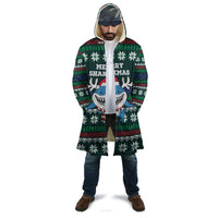 Merry Sharkmas Christmas Cloak Xmas Holiday Patterns - Wonder Print Shop