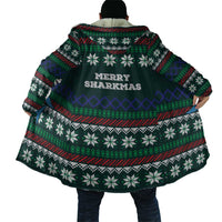 Merry Sharkmas Christmas Cloak Xmas Holiday Patterns - Wonder Print Shop