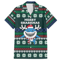 Merry Sharkmas Christmas Hawaiian Shirt Xmas Holiday Patterns - Wonder Print Shop