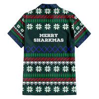 Merry Sharkmas Christmas Hawaiian Shirt Xmas Holiday Patterns - Wonder Print Shop