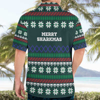 Merry Sharkmas Christmas Hawaiian Shirt Xmas Holiday Patterns - Wonder Print Shop