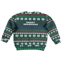 Merry Sharkmas Christmas Kid Ugly Christmas Sweater Xmas Holiday Patterns - Wonder Print Shop