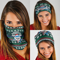 Merry Sharkmas Christmas Neck Gaiter Xmas Holiday Patterns - Wonder Print Shop