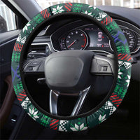 Merry Sharkmas Christmas Steering Wheel Cover Xmas Holiday Patterns - Wonder Print Shop