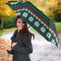 Merry Sharkmas Christmas Umbrella Xmas Holiday Patterns - Wonder Print Shop