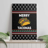 Merry Tacomas Christmas Canvas Wall Art Xmas Holiday Patterns - Wonder Print Shop