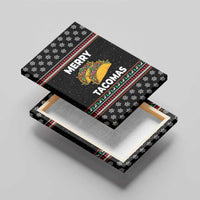 Merry Tacomas Christmas Canvas Wall Art Xmas Holiday Patterns - Wonder Print Shop