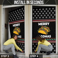 Merry Tacomas Christmas Door Cover Xmas Holiday Patterns - Wonder Print Shop