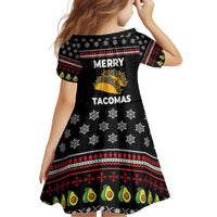 Merry Tacomas Christmas Family Matching Long Sleeve Bodycon Dress and Hawaiian Shirt Xmas Holiday Patterns - Wonder Print Shop