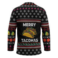 Merry Tacomas Christmas Hockey Jersey Xmas Holiday Patterns - Wonder Print Shop