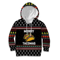 Merry Tacomas Christmas Kid Hoodie Xmas Holiday Patterns - Wonder Print Shop