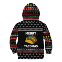 Merry Tacomas Christmas Kid Hoodie Xmas Holiday Patterns - Wonder Print Shop