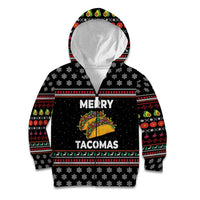 Merry Tacomas Christmas Kid Hoodie Xmas Holiday Patterns - Wonder Print Shop