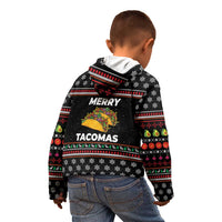 Merry Tacomas Christmas Kid Hoodie Xmas Holiday Patterns - Wonder Print Shop