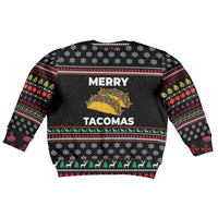 Merry Tacomas Christmas Kid Ugly Christmas Sweater Xmas Holiday Patterns - Wonder Print Shop