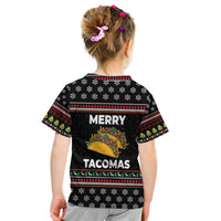 Merry Tacomas Christmas Kid T Shirt Xmas Holiday Patterns - Wonder Print Shop