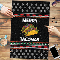 Merry Tacomas Christmas Puzzle Xmas Holiday Patterns - Wonder Print Shop
