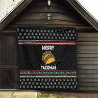 Merry Tacomas Christmas Quilt Xmas Holiday Patterns - Wonder Print Shop