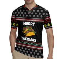 Merry Tacomas Christmas Rugby Jersey Xmas Holiday Patterns - Wonder Print Shop