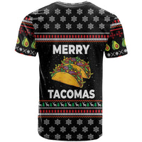Merry Tacomas Christmas T Shirt Xmas Holiday Patterns - Wonder Print Shop