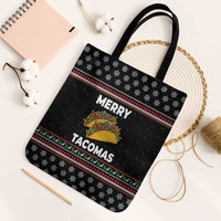 Merry Tacomas Christmas Tote Bag Xmas Holiday Patterns - Wonder Print Shop