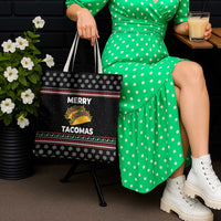 Merry Tacomas Christmas Tote Bag Xmas Holiday Patterns - Wonder Print Shop