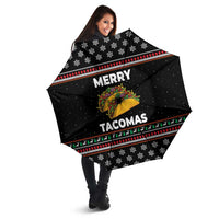 Merry Tacomas Christmas Umbrella Xmas Holiday Patterns - Wonder Print Shop