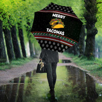 Merry Tacomas Christmas Umbrella Xmas Holiday Patterns - Wonder Print Shop