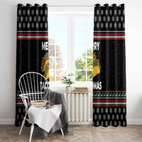 Merry Tacomas Christmas Window Curtain Xmas Holiday Patterns - Wonder Print Shop