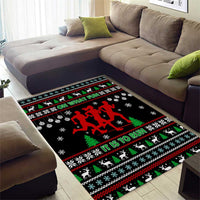 Running Oh What Fun Christmas Area Rug Xmas Holiday Patterns - Wonder Print Shop