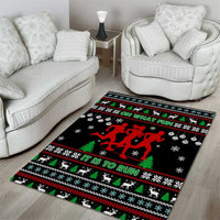 Running Oh What Fun Christmas Area Rug Xmas Holiday Patterns - Wonder Print Shop