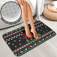 Running Oh What Fun Christmas Bathroom Set Xmas Holiday Patterns - Wonder Print Shop